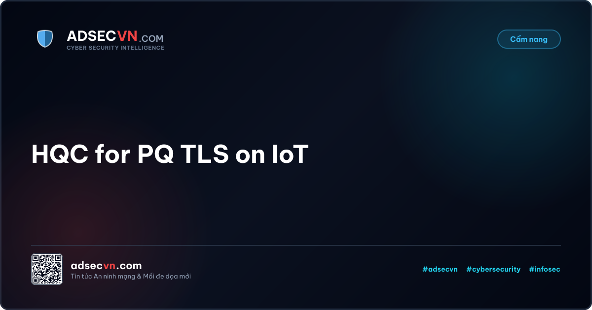 HQC for PQ TLS on IoT