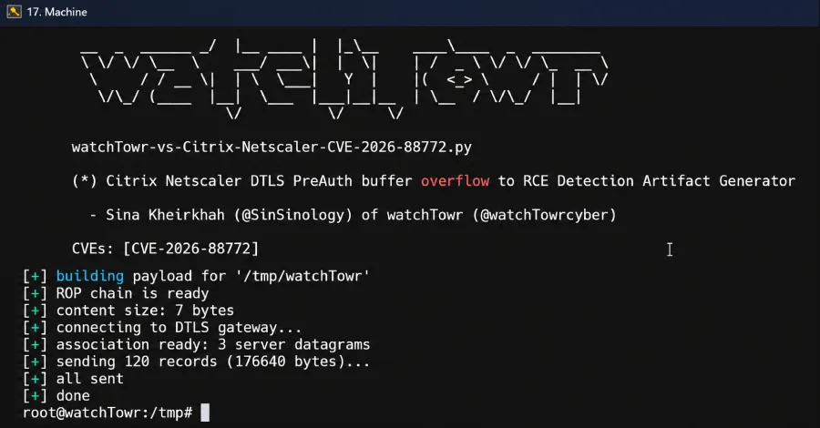 Citrix NetScaler CVE-2026-88772 Exploit Details Show Pre-Auth Path to Shellcode Execution