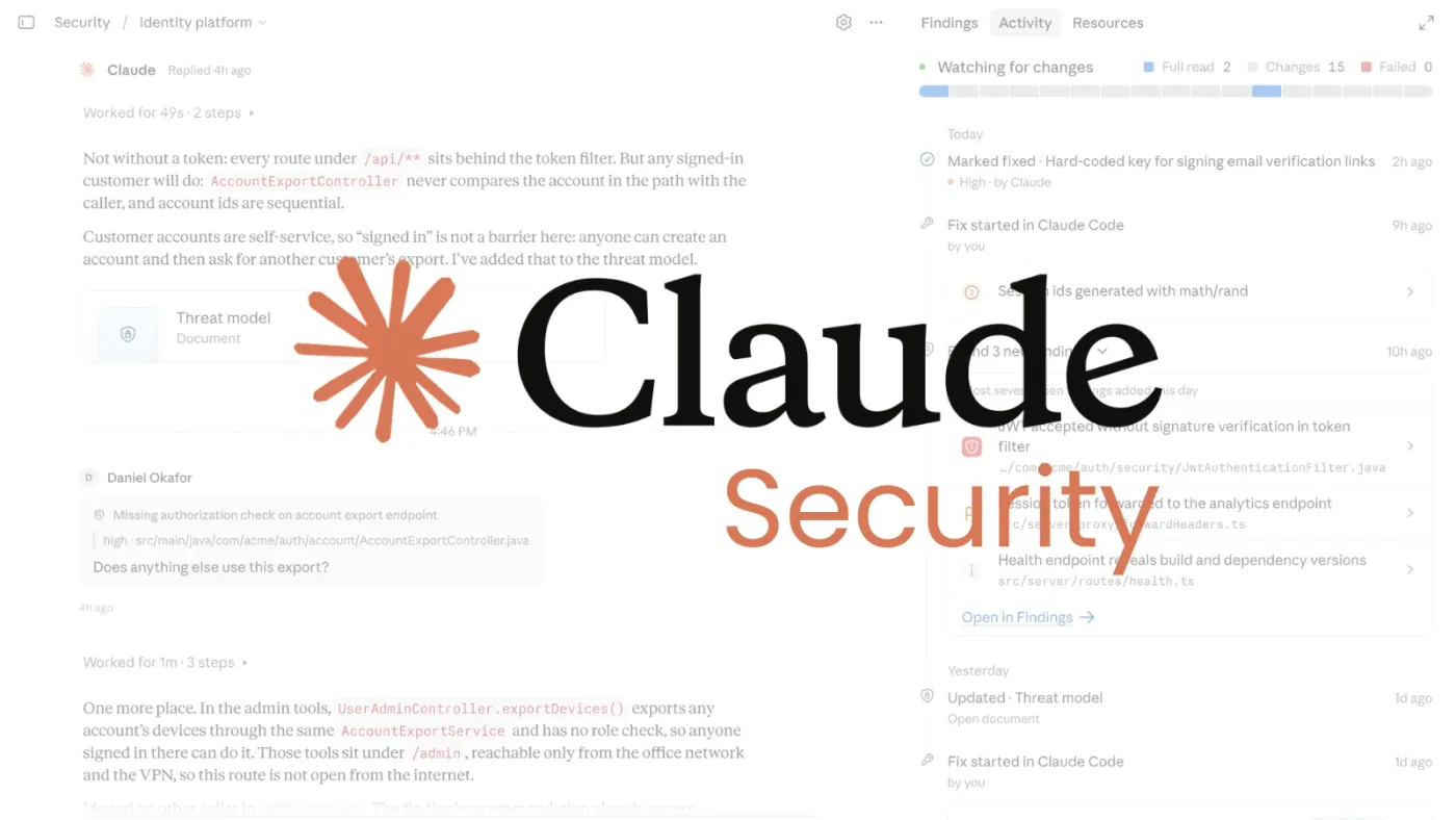 Claude Security Now Scans Repositories Continuously to Find Flaws and Track Fixes