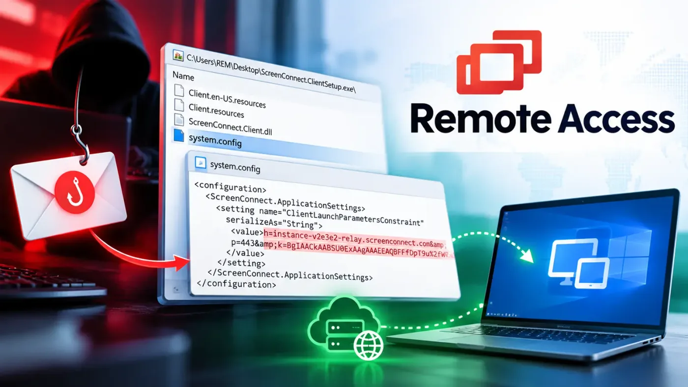 Hackers Abuse Legitimate ScreenConnect Tool to Gain Remote Access Through Phishing