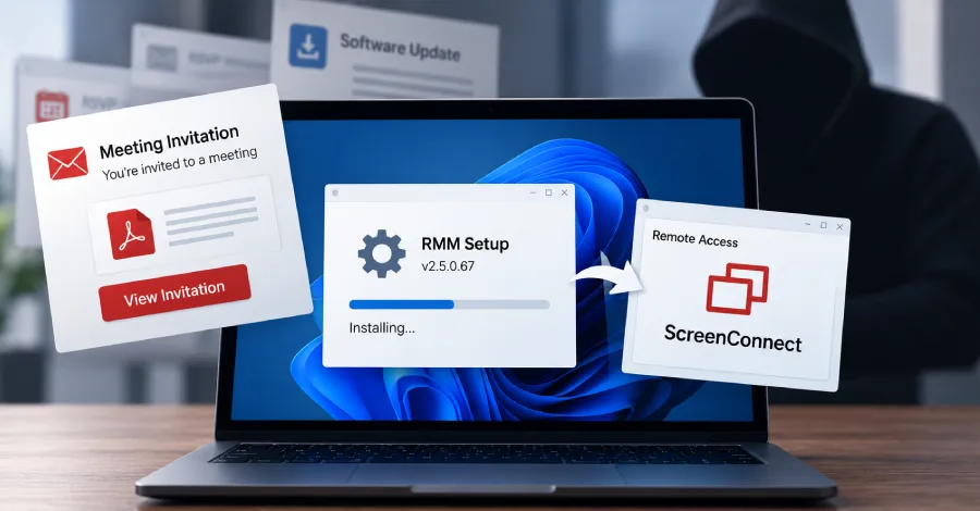 Attackers Abuse MSP360 to Deploy ScreenConnect in Dual-RMM Phishing Attacks