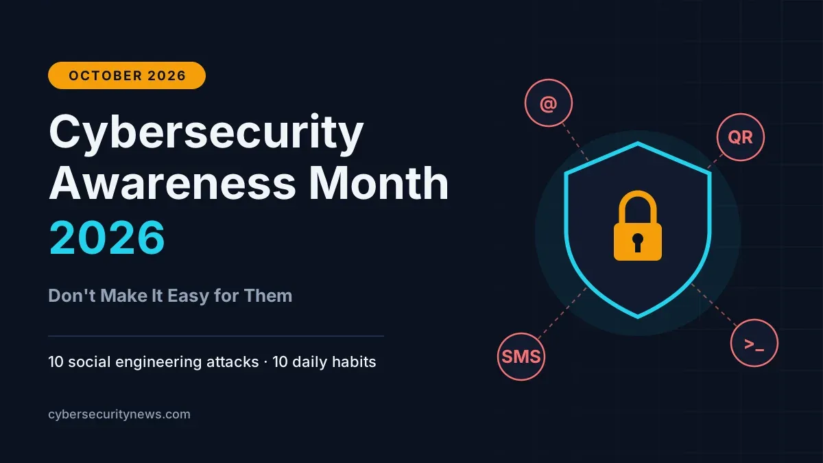 Cybersecurity Awareness Month 2026 - Don’t Make It Easy for Them