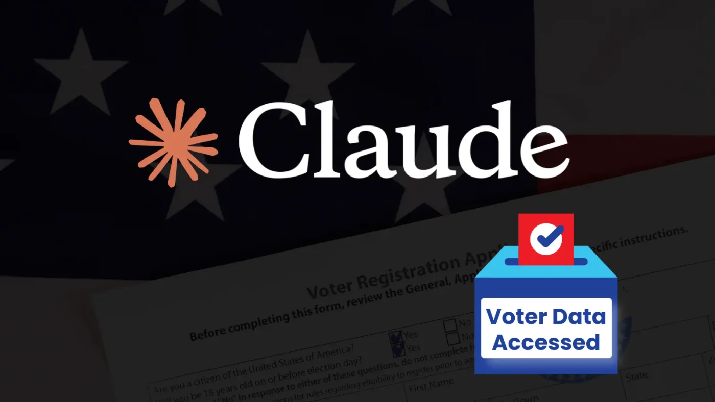 Anthropic's Claude AI Model Accessed US State Voter Data Behind a Paywall
