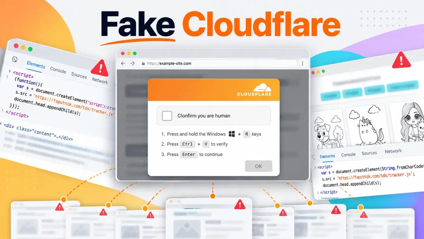 Hackers Compromise 100+ Websites With Fake Cloudflare Checks to Spread LUNEXSTEALER