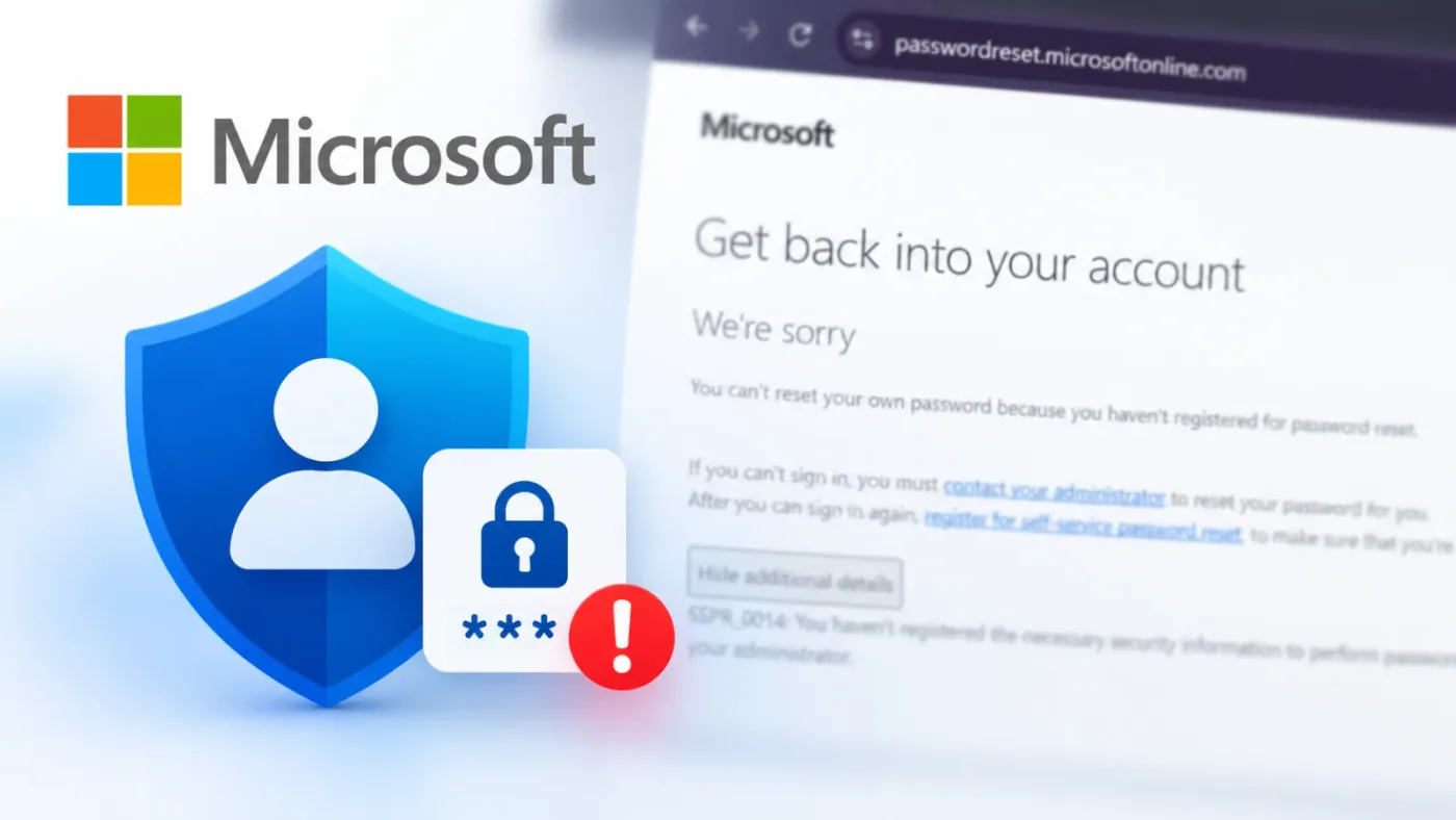 Rủi ro bảo mật nghiêm trọng từ lỗ hổng SSPR Microsoft
