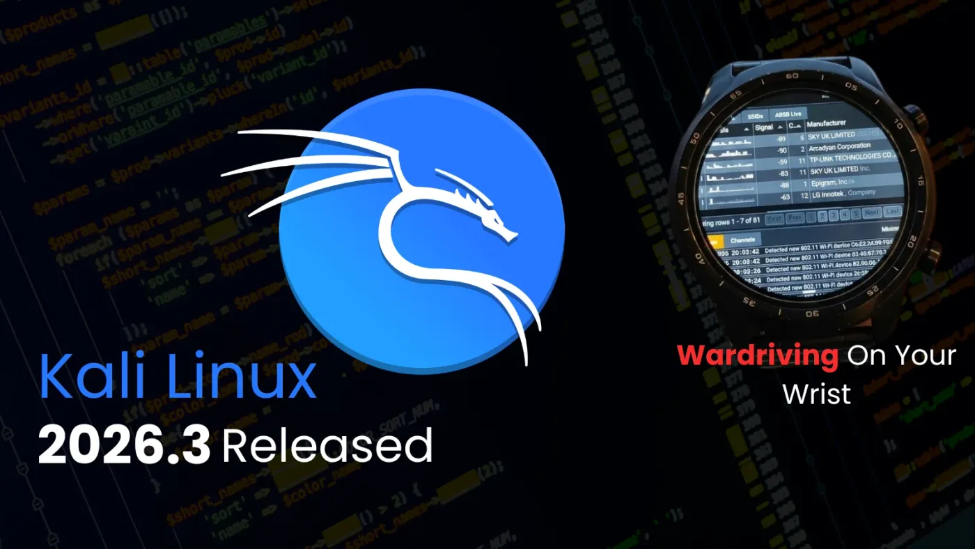 Kali Linux 2026.3 Released With 6 New Penetration Testing Tools and Linux Kernel 7.1