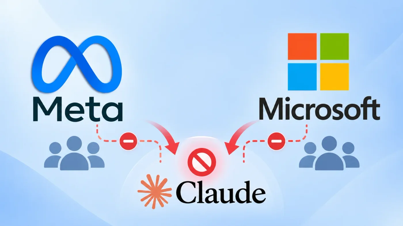 Meta and Microsoft are Actively Cutting Employee Use of Claude AI