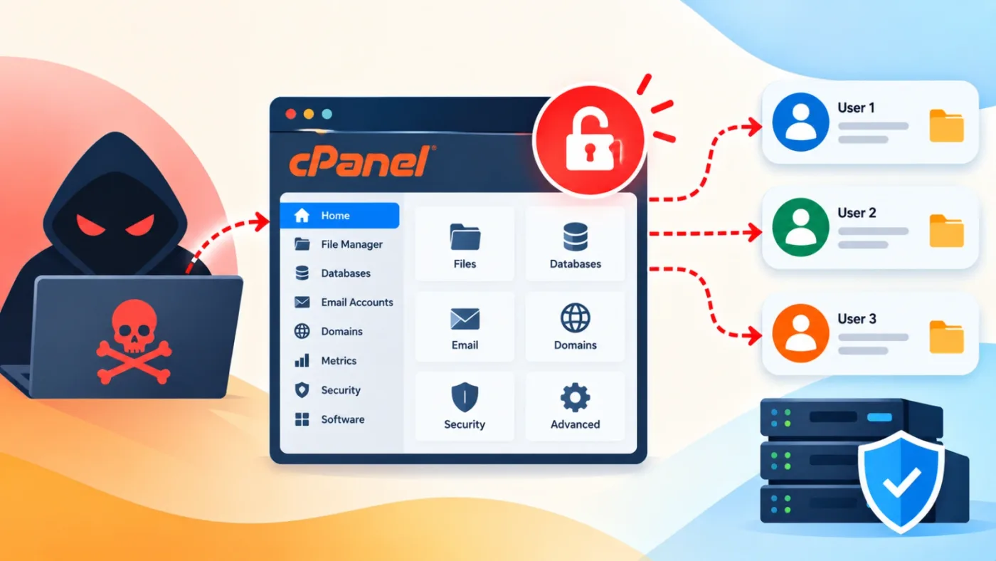 cPanel vá lỗi nghiêm trọng: Nguy cơ rò rỉ dữ liệu