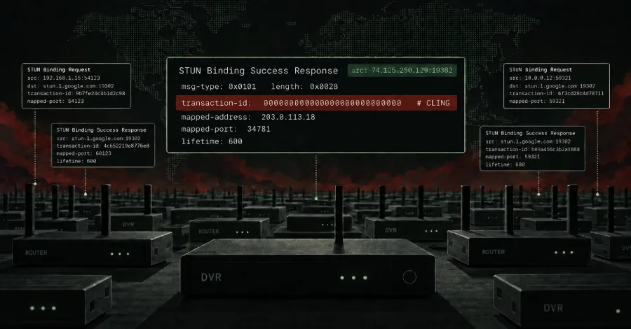 Realtek Jungle SDK Exploit Attempts Deliver Cling Botnet With STUN-Based C2