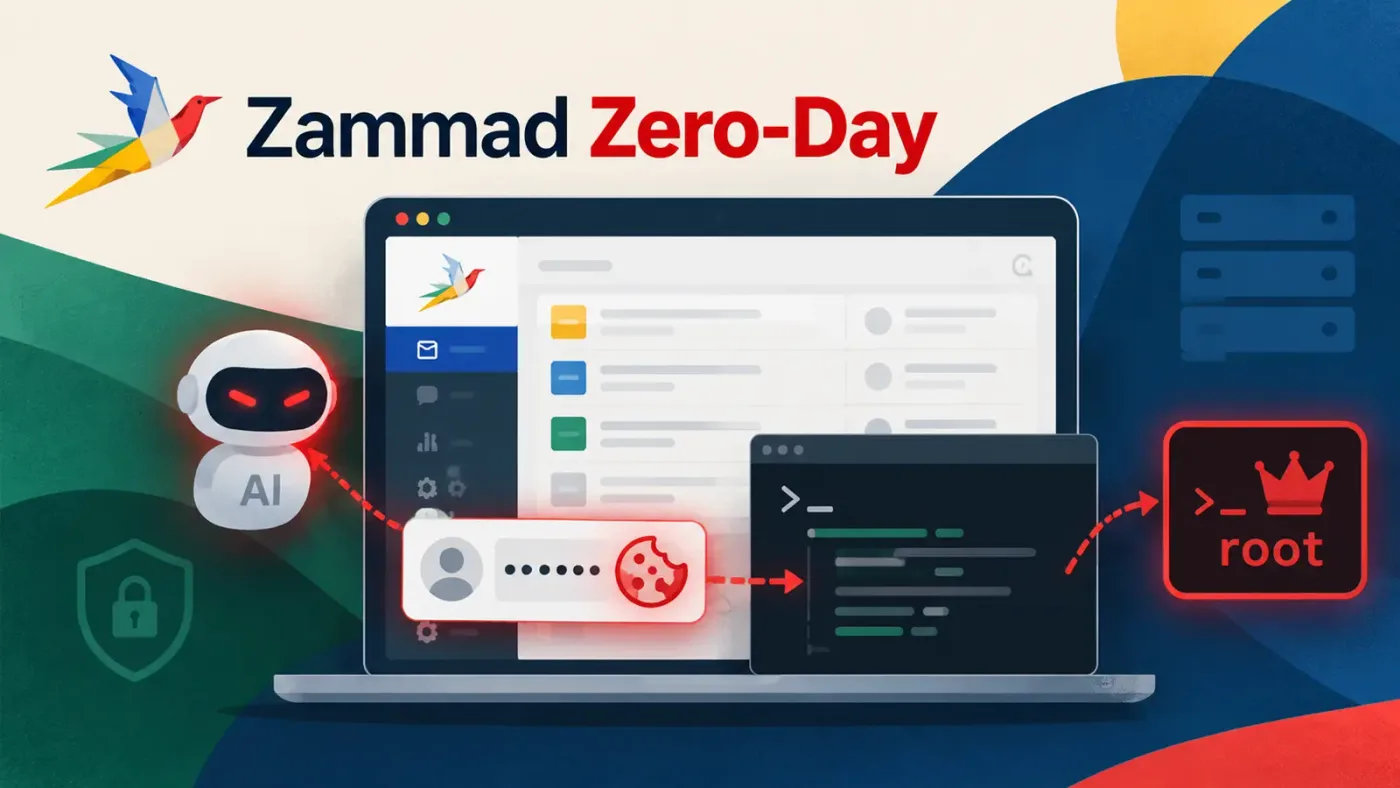 Zammad Zero-Day Chain Lets AI Agent Hijack Sessions, Execute Code and Escalate to Root