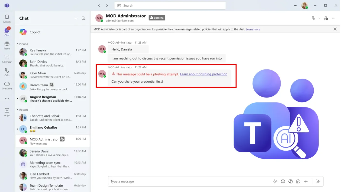 Microsoft Teams to Use AI for Detecting Phishing Attacks Using Teams Conversations