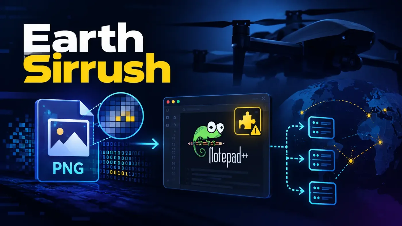 Earth Sirrush Uses PNG Steganography and Malicious Notepad++ Plugins to Deploy Espionage Malware
