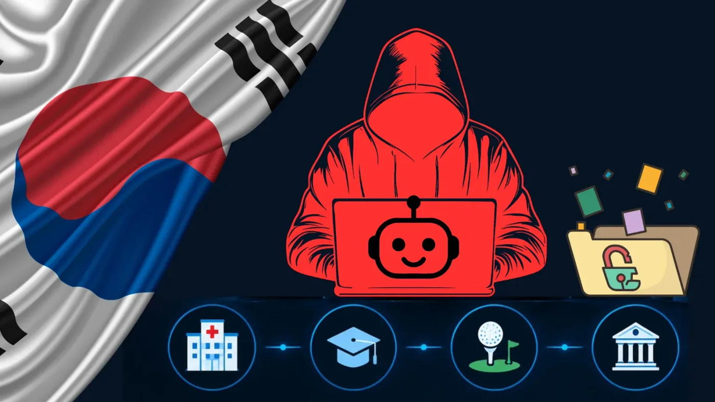 Hacker Uses AI to Breach 90 South Korean Organizations and Steal 8.2 Million Records