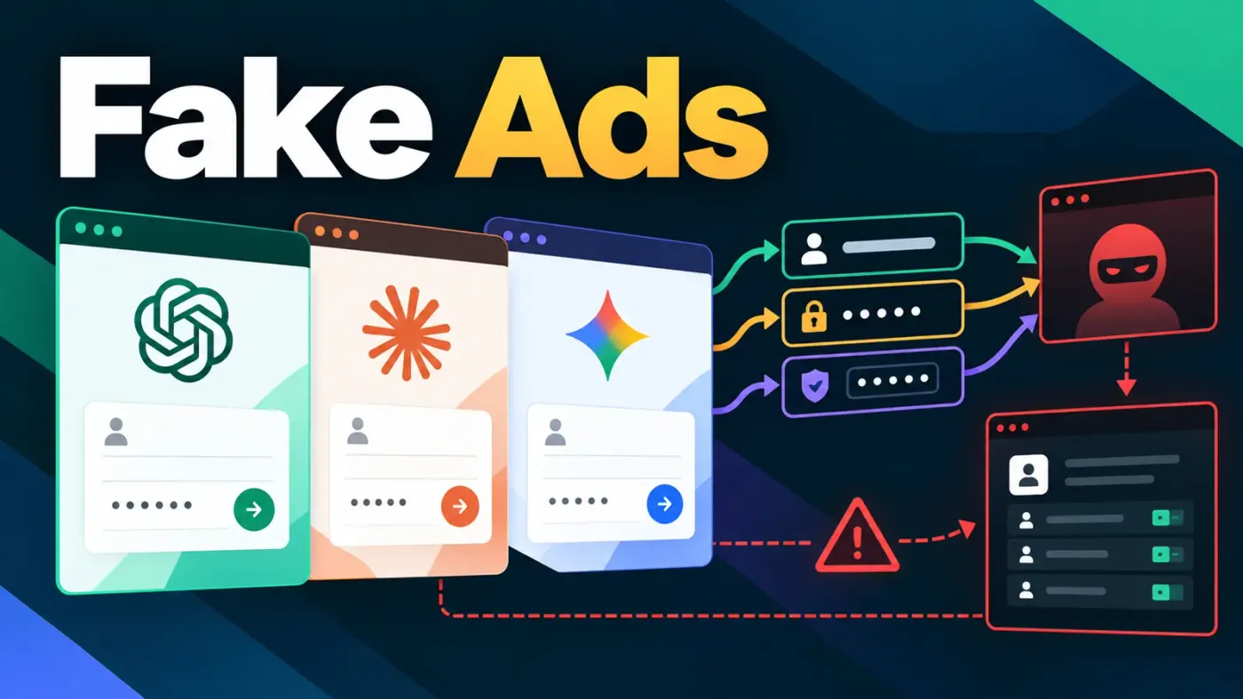 Hackers Use Fake ChatGPT, Claude and Gemini Ads to Steal Passwords and MFA Codes