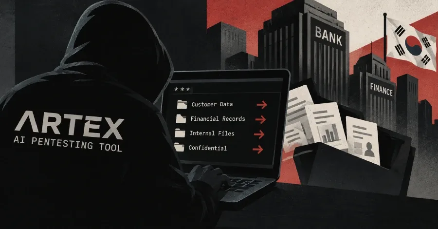 ARTEX AI Pentesting Tool Used in Data Theft Attacks on South Korean Financial Firms