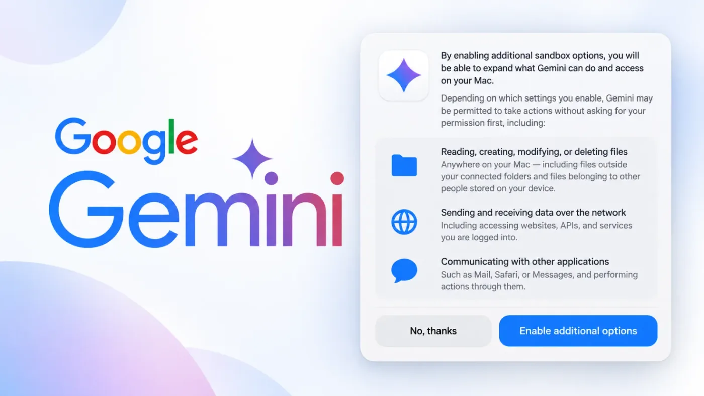 Google Gemini Will Soon Get Full Access Permission to Use Your Computer