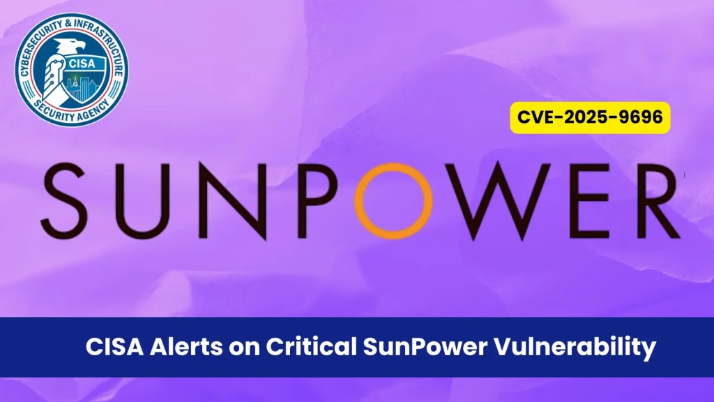 Cảnh báo khẩn: Lỗ hổng CVE nghiêm trọng trong biến tần SunPower PVS6