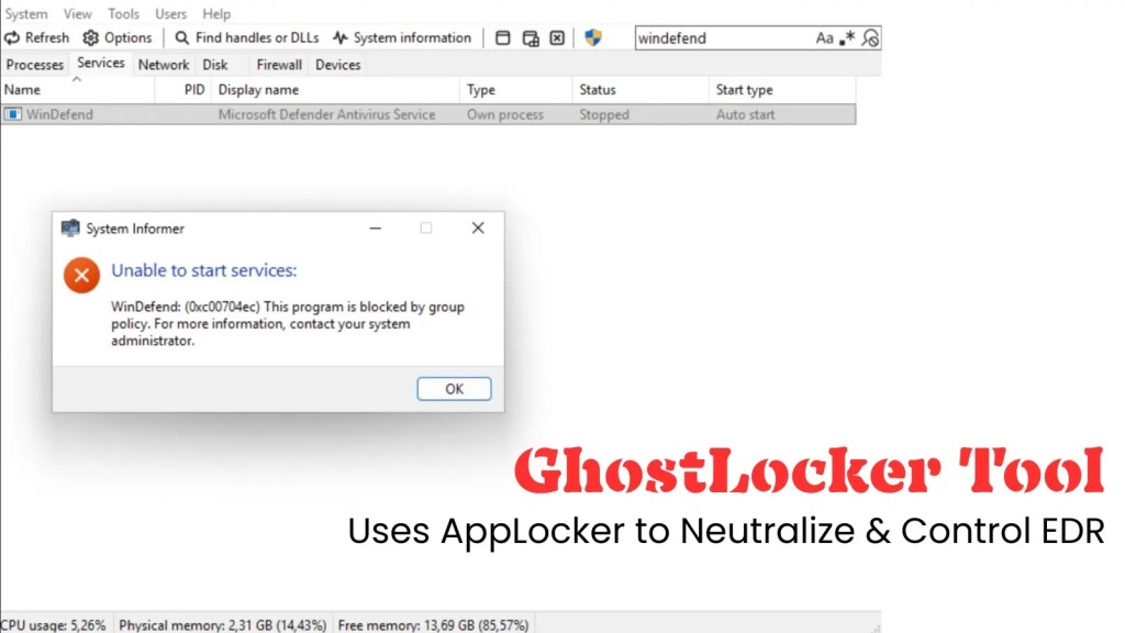 Hiểm họa GhostLocker: Vượt qua EDR tinh vi bằng AppLocker