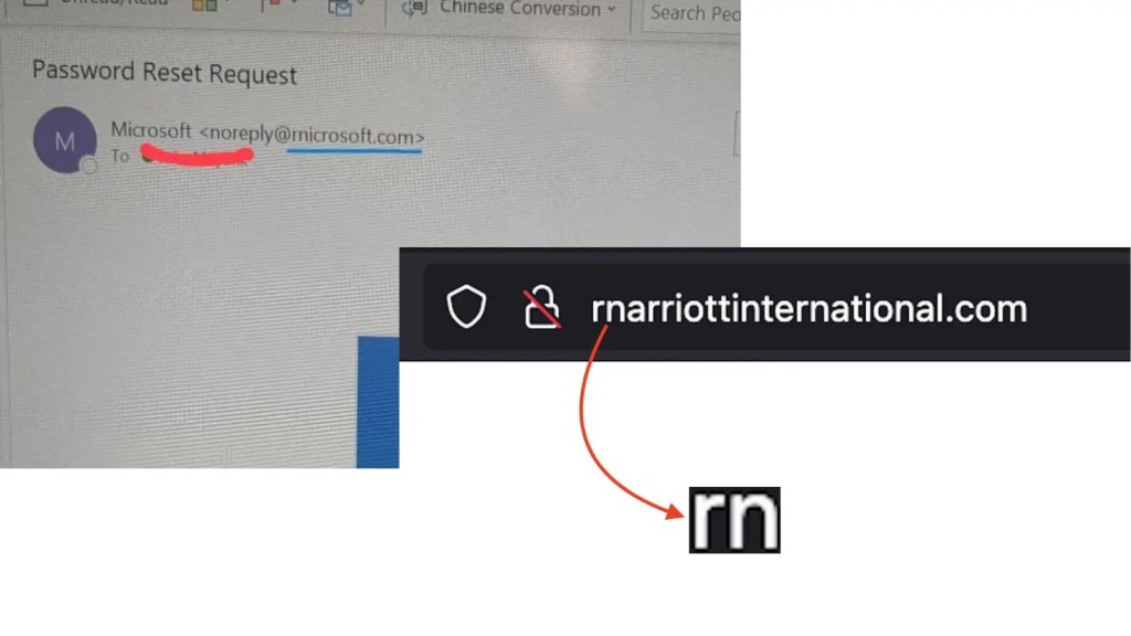 Cảnh báo nguy hiểm: Chiến dịch lừa đảo Phishing Homoglyph nhắm Marriott, Microsoft