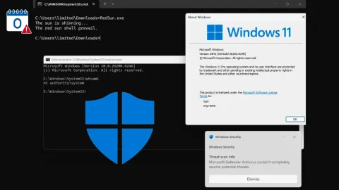 Cảnh báo: Lỗ hổng Windows Defender Zero-day bị khai thác