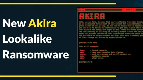 Cảnh báo: Mã độc Ransomware nguy hiểm mạo danh Akira