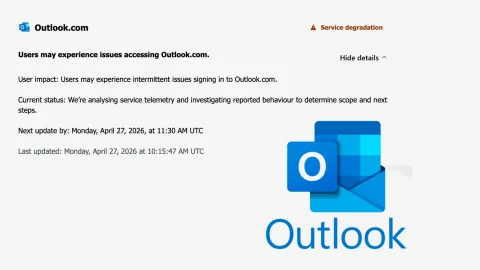 Tin tức bảo mật: Outlook.com gặp gián đoạn nghiêm trọng