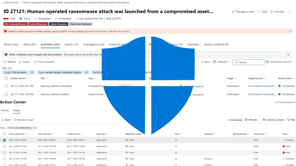 Cảnh báo CVE khẩn cấp: Defender cô lập máy tự động