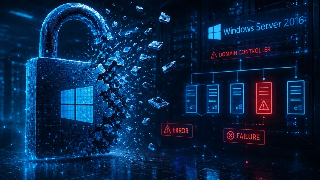Lỗ hổng CVE nghiêm trọng trên Windows Server 2016