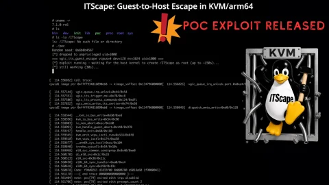 Lỗ hổng CVE Nghiêm trọng: ITScape cho phép thoát khỏi KVM