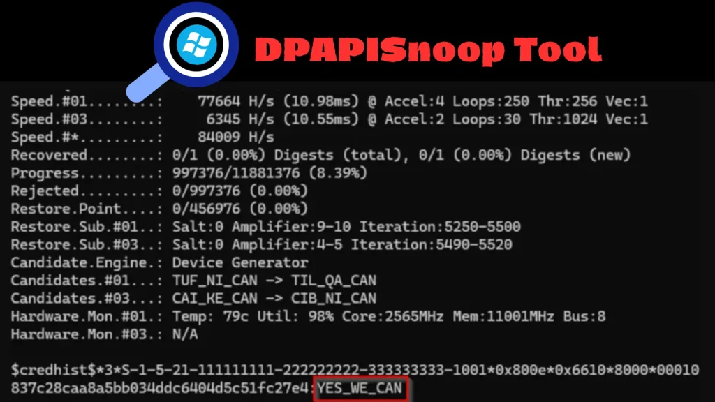 Nguy hiểm: DPAPISnoop hé lộ lỗ hổng mật khẩu Windows