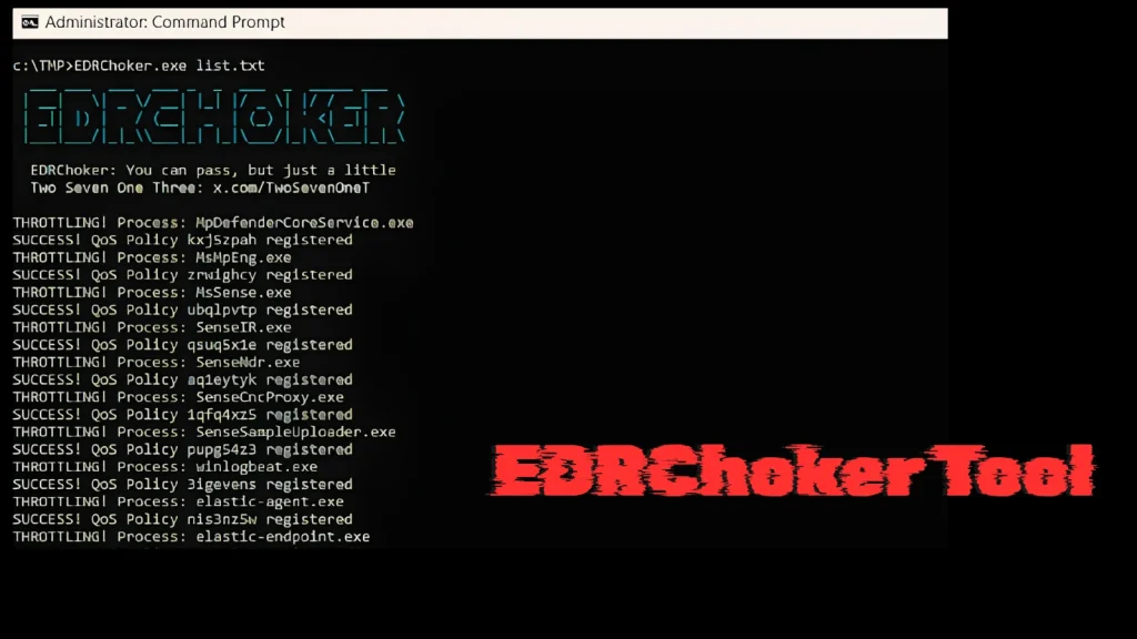Nguy hiểm: EDRChoker Vô hiệu hóa EDR hiệu quả