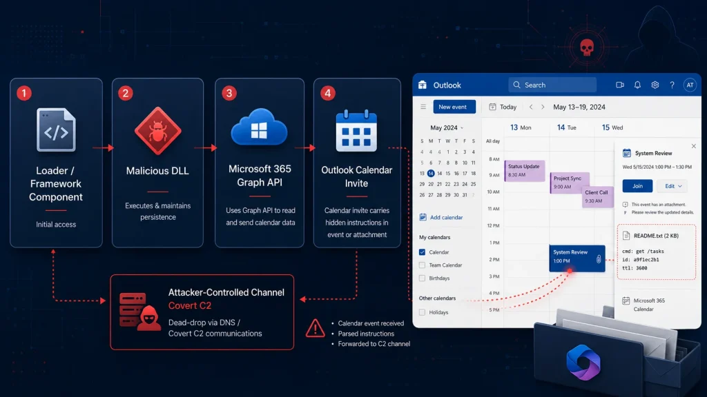 Cảnh báo khẩn: Mã độc HOLLOWGRAPH lạm dụng Lịch M365