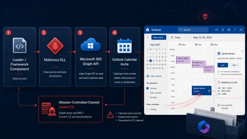 Cảnh báo khẩn: Mã độc HOLLOWGRAPH lạm dụng Lịch M365