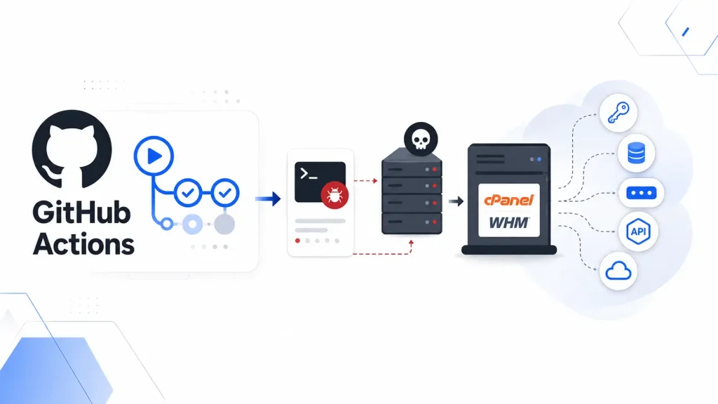Lỗ hổng CVE nghiêm trọng: GitHub Actions khai thác cPanel/WHM