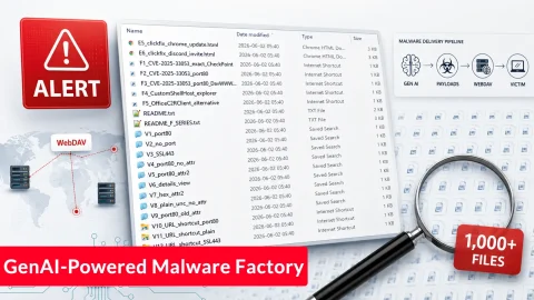 Mã độc tinh vi: Phát hiện nhà máy AI, WebDAV & CVE-2025-33053
