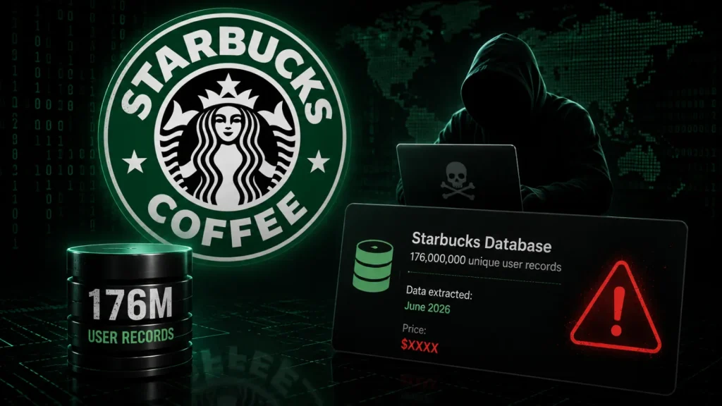Nguy hiểm: Rò rỉ dữ liệu Starbucks 176 triệu tài khoản