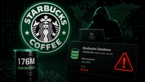 Nguy hiểm: Rò rỉ dữ liệu Starbucks 176 triệu tài khoản