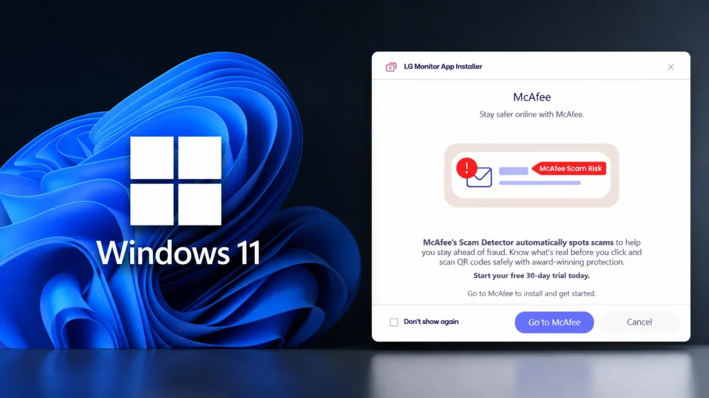 Phần mềm không mong muốn từ LG gây rủi ro nghiêm trọng trên Windows 11