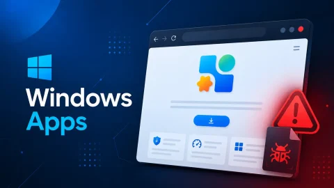 Tấn công mạng: Nguy hiểm từ trang web giả mạo ứng dụng Windows