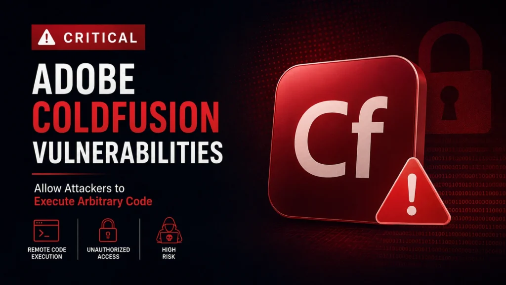 Cảnh báo CVE nghiêm trọng: Cập nhật bản vá ColdFusion khẩn cấp