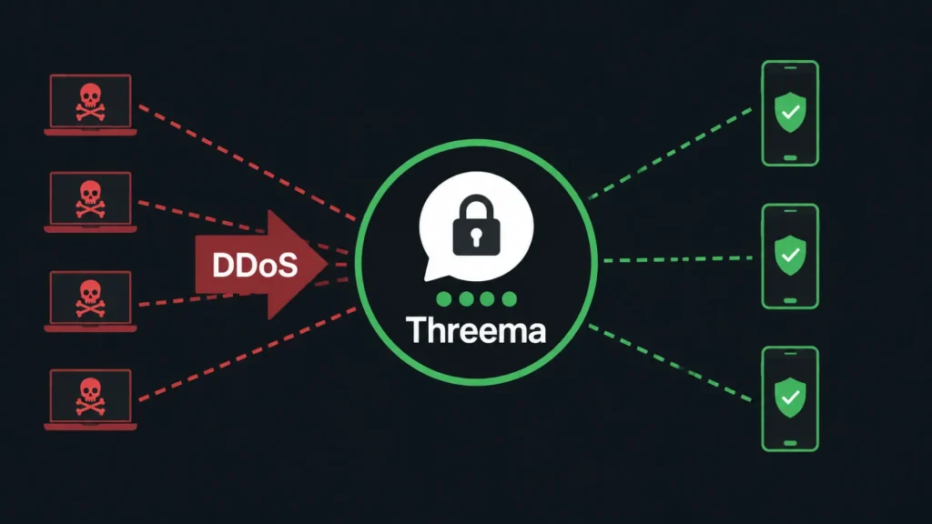 Cuộc tấn công DDoS nguy hiểm làm gián đoạn dịch vụ Threema