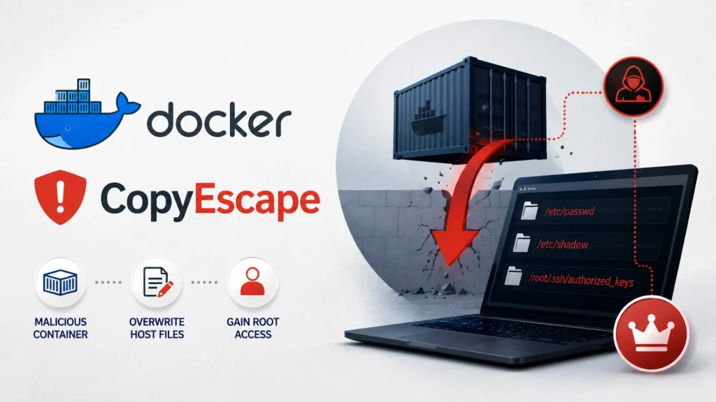 CVE Nghiêm Trọng: Lỗ hổng Docker "CopyEscape" đe dọa thực thi mã root