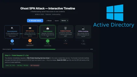 Ghost SPN: Nguy cơ tấn công Kerberoasting từ Active Directory