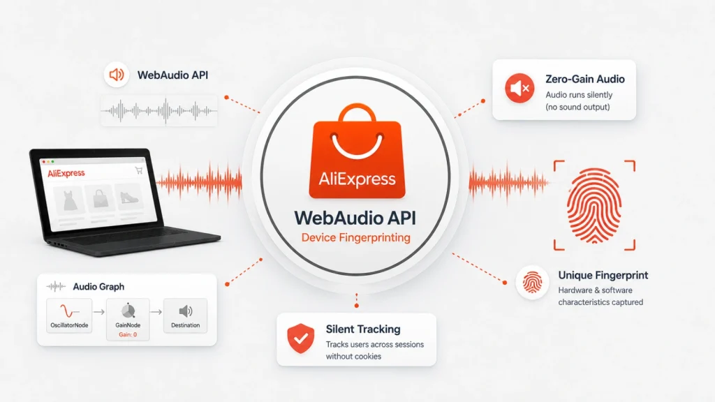 Lấy dấu vân tay thiết bị ẩn giấu nguy hiểm qua Web Audio API