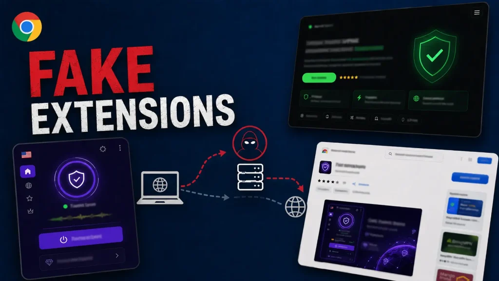 Nguy hiểm: Tiện ích Chrome giả mạo VPN đe dọa rò rỉ dữ liệu